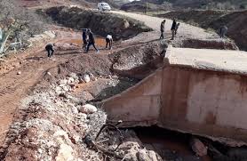 الأمطار الغزيرة بإقليم الحسيمة تكشف اختلالات وغش في انجاز مشاريع