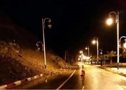 إنهيار جزئي لجبل بالجبهة بفعل التساقطات المطرية الكبيرة التي عرفتها المنطقة